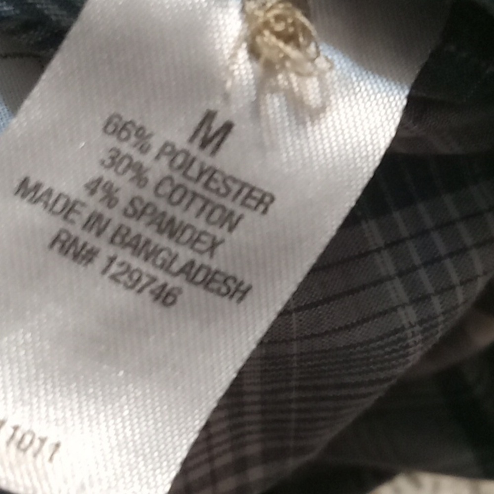 Classic Gray Plaid Button-Down Shirt - Picture 6 of 6